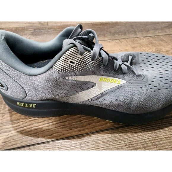Brooks Mens Ghost 16 1104182E040 Gray Running Shoes Sneakers Size 11 2E - Picture 2 of 11